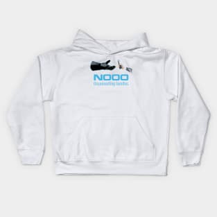 "nooo" logo parody-disconnecting families meme-geek and movie lovers humor Kids Hoodie